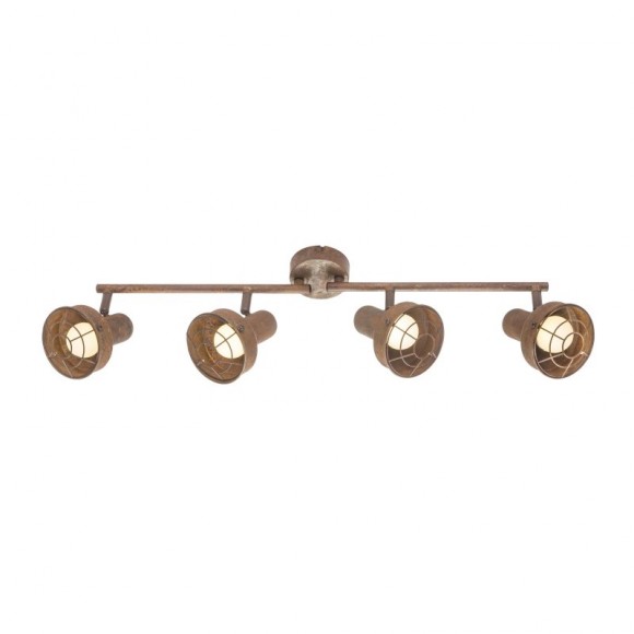 Globo 54810-4 přisazené stropní bodové svítidlo Tycho 4x15W | E14 LED - rez