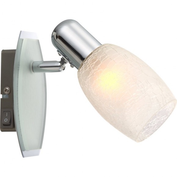Globo 54984-2 nástěnné nebo stropní bodové přisazené svítidlo Florita 2x40W | E14 - chrom, matný nikl, satinované sklo, opál