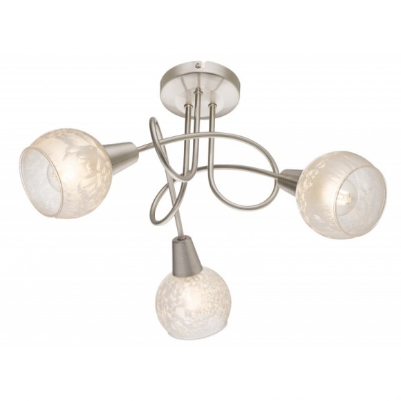 Globo 54987-3 závěsné stropní svítidlo California 3x40W | E14 - matný nikl