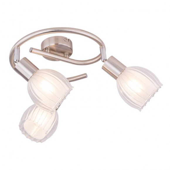 Globo 54988-3 přisazené stropní svítidlo Rosso 3x40W | E14 - matný nikl