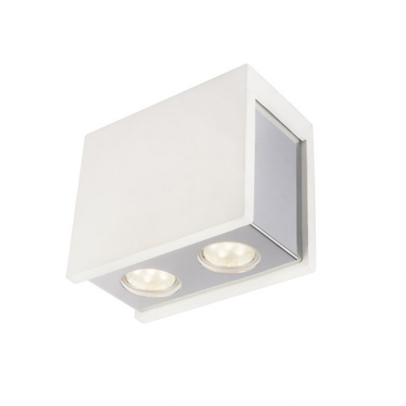Globo 55010-2D přisazené stropní svítidlo Christine 2x25W | GU10 - bílá, chrom