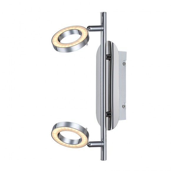 Globo 56107-2 LED nástěnné bodové svítidlo Orell 2x5W | 800lm | 3000K - chrom