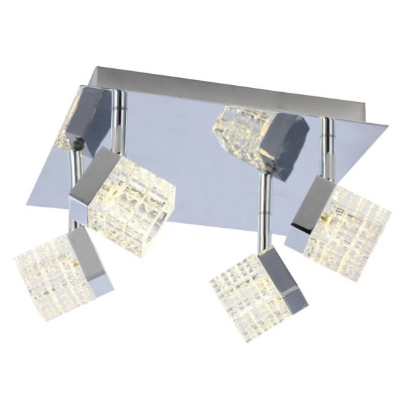 Globo 56193-4 přisazené stropní bodové svítidlo Ankara 4x5W | 1600lm | 4200K - matný nikl