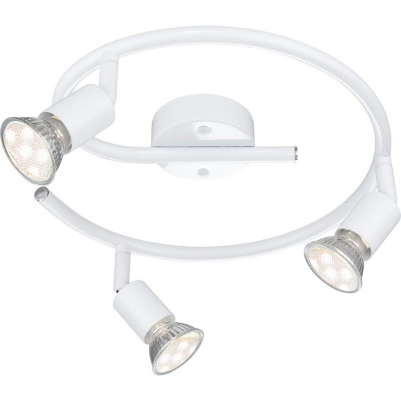 Globo 57381-3L přisazené stropní bodové svítidlo Olana 3x3W | GU10 LED | 750lm | 3000K - bílá