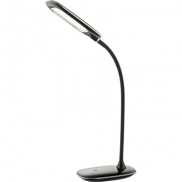 Globo 58263 LED stolní svítidlo Minea I 1x5W | 280lm | 5500K - dotykový stmívač, ohebné rameno, černá