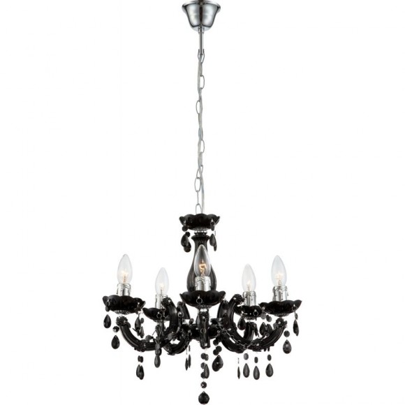 Globo 63110-5 závěsné stropní svítidlo Cumbra II 5x40W | E14 - černá