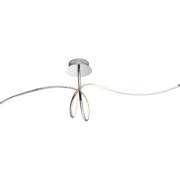 Globo 67823-45H LED přisazené stropní svítidlo Wave 1x45W | 2400lm | 3000K - chrom