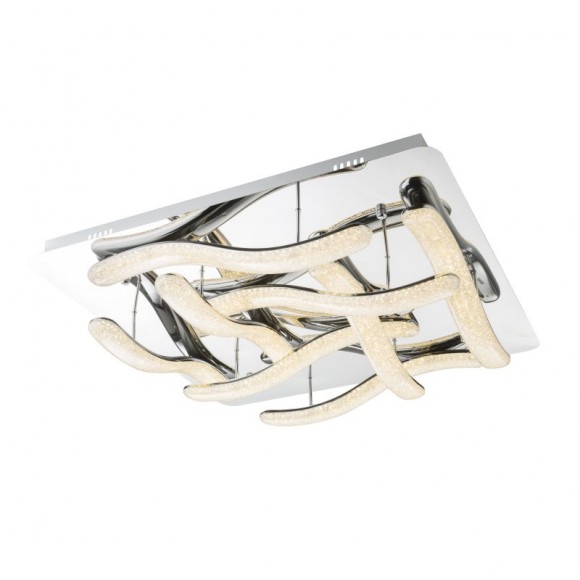 Globo 67833-96 LED stropní svítidlo Nabro 1x96W | 8041lm | 3500K - chrom