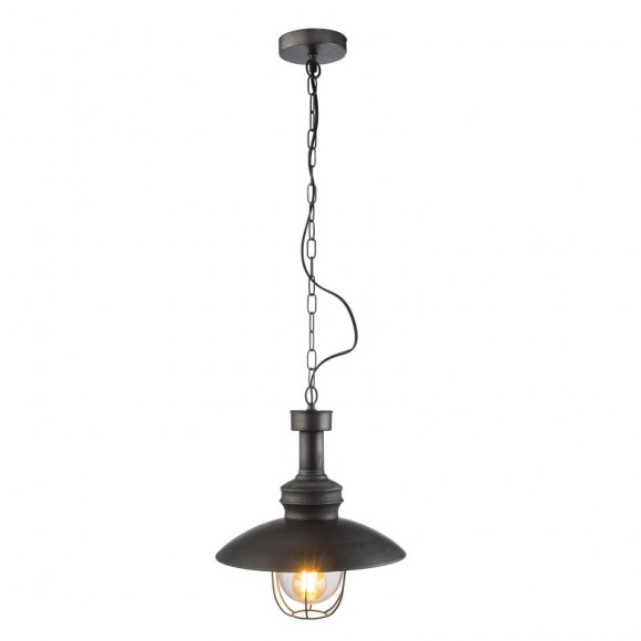 Globo 15019 závěsné stropní svítidlo Jaden 1x60W | E27 | IP44 - černá