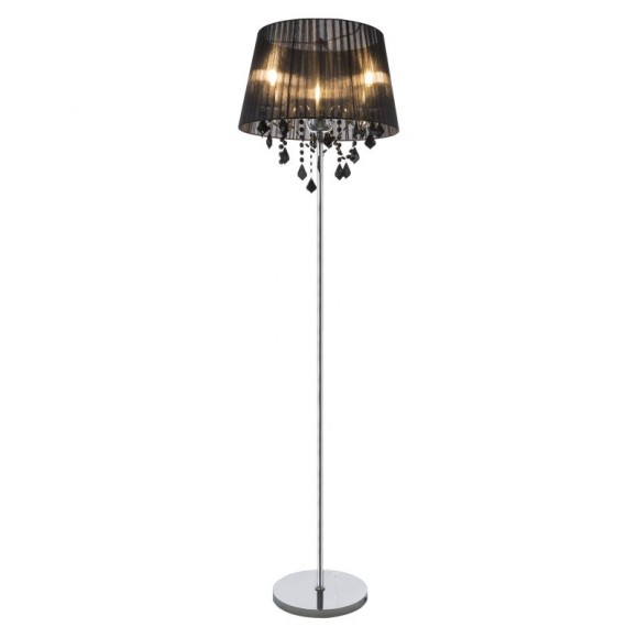Globo 15028-3S stojací svítidlo Lani 3x40W | E14 - černá