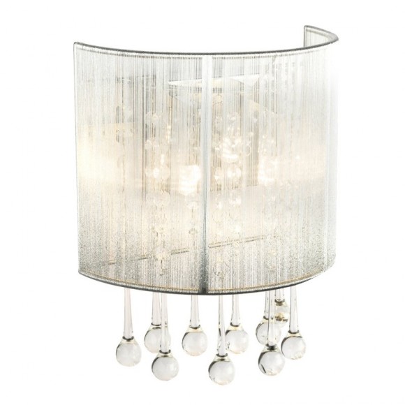 Globo 15094W LED nástěnné svítidlo Sierra 2x3W | G9 LED | 560lm | 3000K - stříbrná