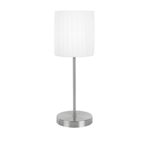 Globo 15105T stolní lampa La Nube 1x40W | E14 - matný nikl, bílá