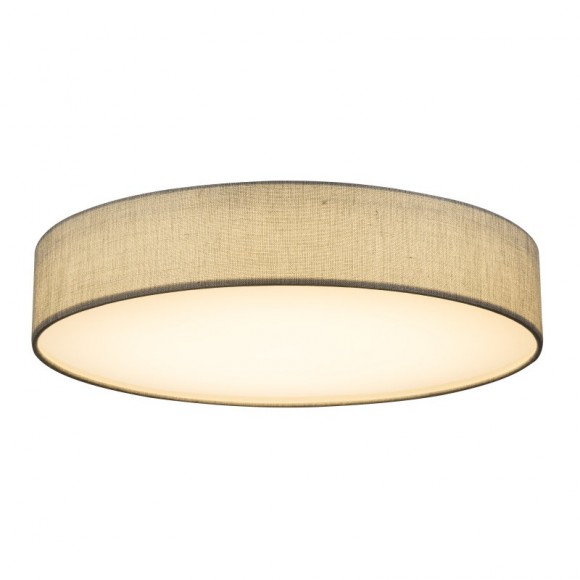 Globo 15185D4 LED stropní svítidlo Paco 1x60W | 2800lm | 3000K-6000K - stmívatelné, fixace barev, dálkový ovladač, šedá