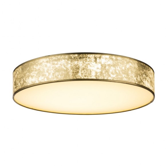 Globo 15187D4 LED stropní svítidlo Amy 1x60W | 2800lm | 3000K-6000K - stmívatelné, dálkový ovladač, fixace barev, zlatá