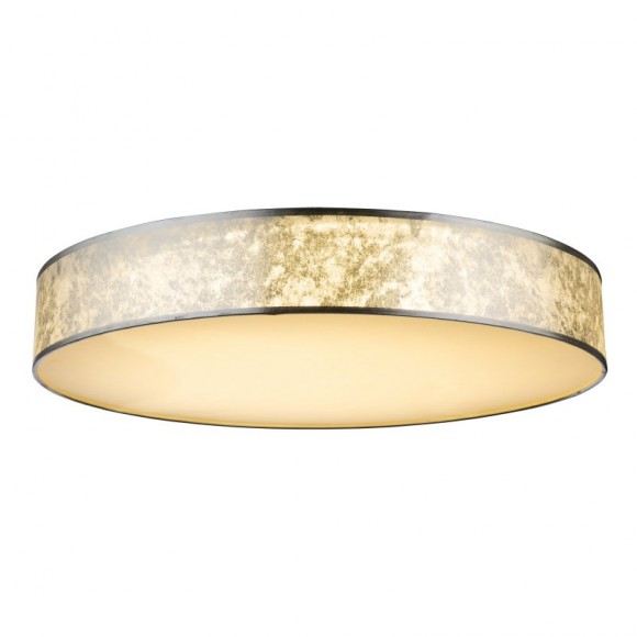 Globo 15188D5 LED stropnice Amy I 1x80W | 250-4000lm | 3000K-6000K - dálkový ovladač, fixace barev, stmívatelné, noční osvětlení, stříbrná