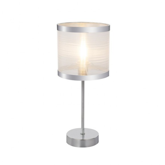 Globo 15259T stolní svítidlo Naxos 1x40W | E14 - chrom