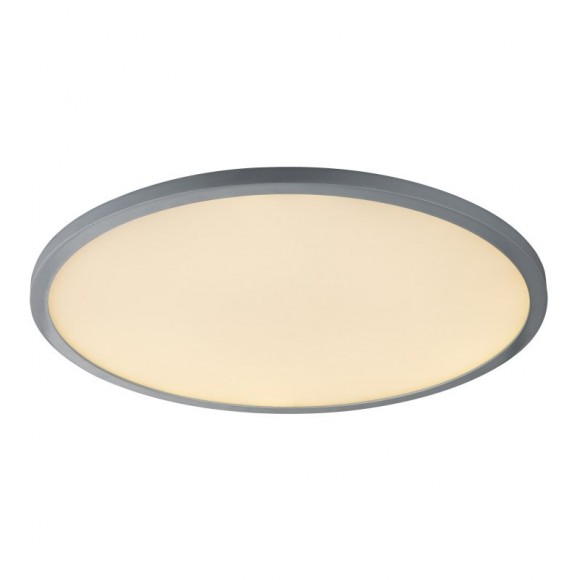 Globo 41639-60 LED stropní svítidlo Sabi 1x60W | 200-3500lm | 3000K-6000K - dálkový ovladač, stmívatelné, fixace barev, noční osvětlení, stříbrná