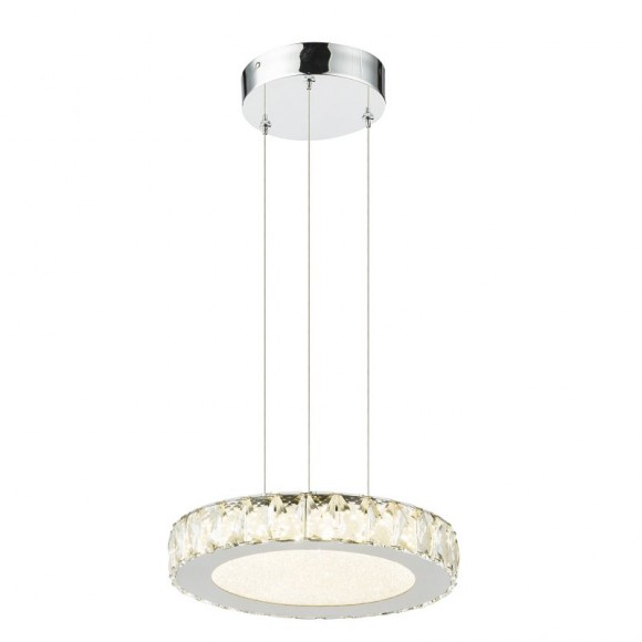 Globo 49350H1 LED závěsné stropní svítidlo Amur 1x36W | 2590lm | 4000K - stmívatelné, chrom