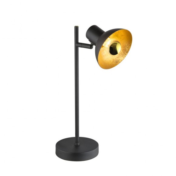 Globo 54001-1T LED stolní svítidlo Lotte 1x4W | 136lm | E14 LED | 2700K - černá, zlatá