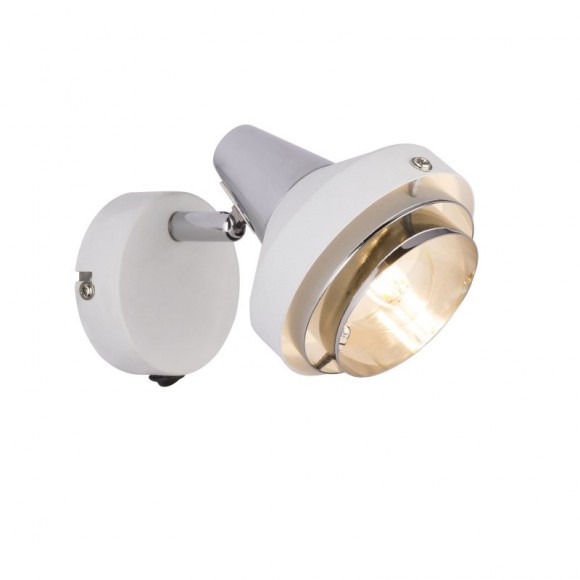 Globo 54301-1 nástěnné svítidlo Rorge 1x15W | E14 LED - bílá