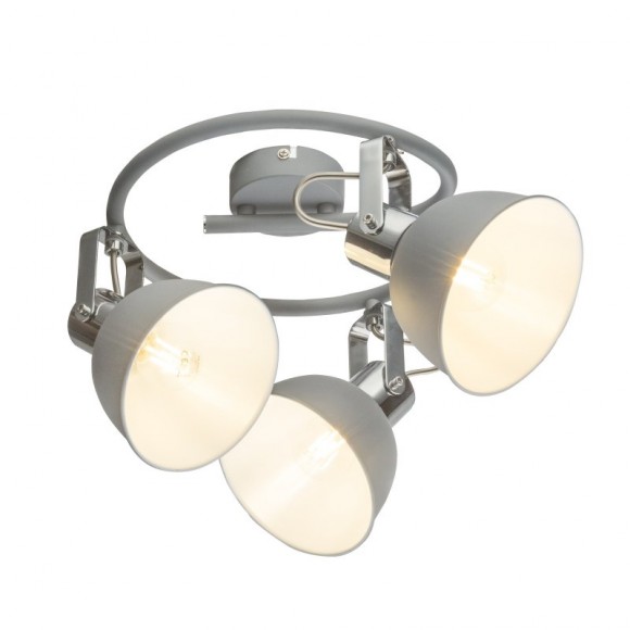 Globo 54640-3 přisazené stropní svítidlo Gerda 3x25W | E14 - nastavitelné, šedá
