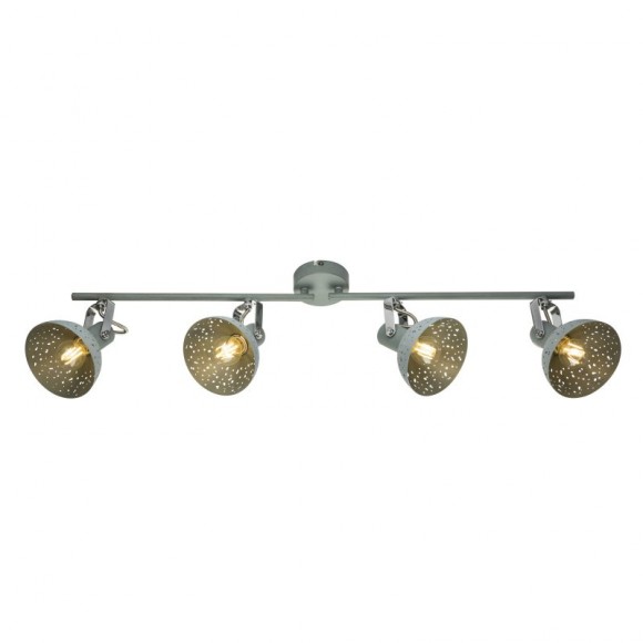 Globo 54653-4 přisazené stropní bodové svítidlo Fabian 4x25W | E14 - nastavitelné, šedá