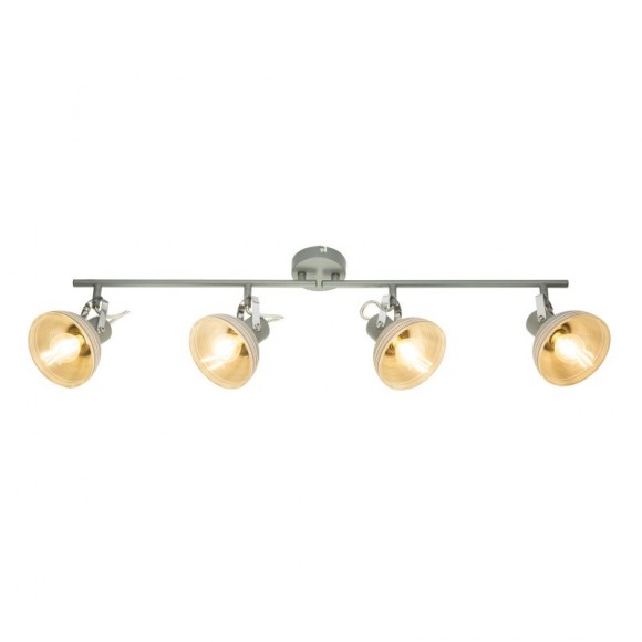 Globo 54658-4 přisazené stropní bodové svítidlo Daisy 4x40W | E14 - nastavitelné, šedá