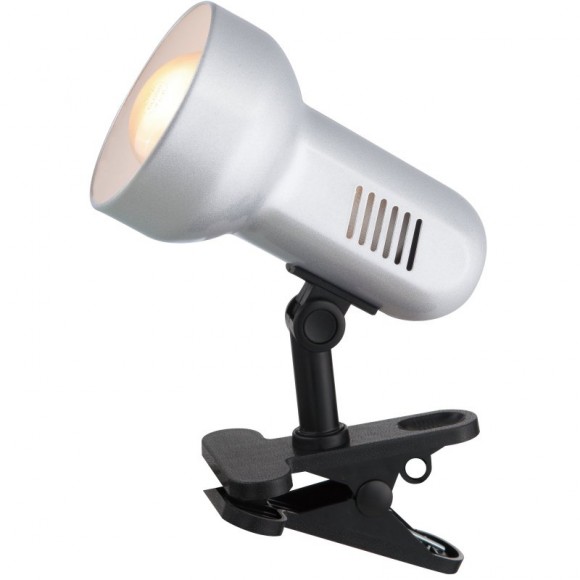 Globo 5497 svítidlo s klipem Basic 1x40W | E27 - černá, stříbrná