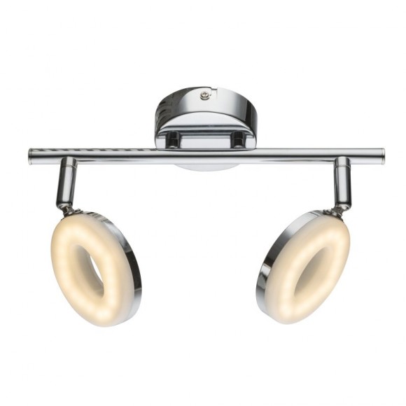 Globo 56121-2 LED nástěnné či stropní přisazené bodové svítidlo Penelope 2x4W | 480lm | 3000K - chrom, bílá
