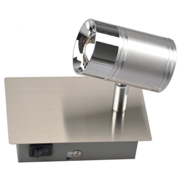 Globo 56957-1 LED nástěnná lampa Marja 1x7W | 368lm | 3000K - chrom