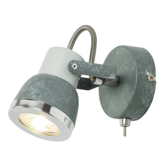 Globo 57000-1 nástěnné svítidlo Sabinyo 1x50W | GU10 - vypínač na těle, kámen, chrom