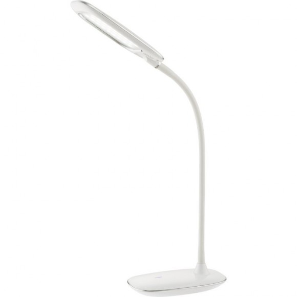 Globo 58262 LED stolní svítidlo Minea I 1x5W | 280lm | 5500K - dotykový stmívač, ohebné rameno, bílá