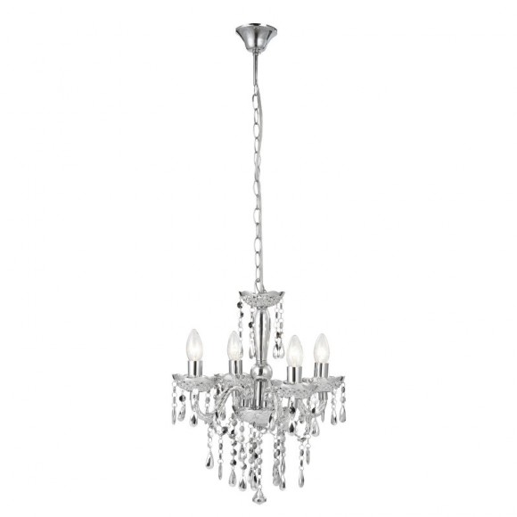 Globo 63117-4 závěsné stropní svítidlo Cuimbra 4x40W | E14 - chrom