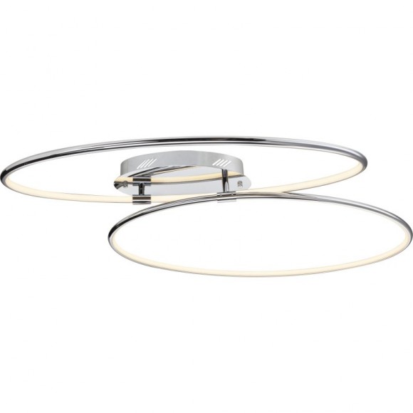 Globo 67823-40D LED přisazené stropní svítidlo Wave 1x8W | 670lm | 4000K - chrom, průhledný křišťál