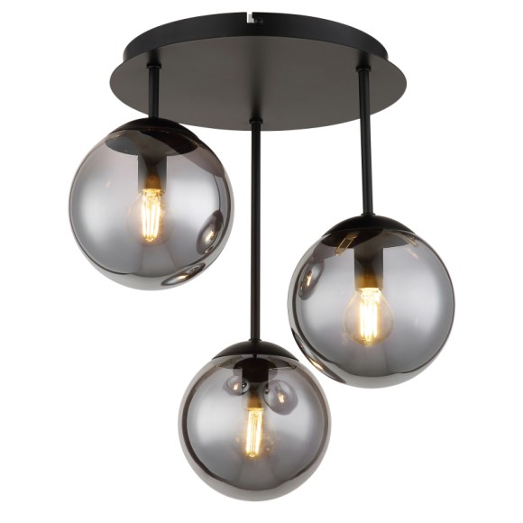 Globo 47441-3S LED přisazené stropní svítidlo HARMON  E14 | černá