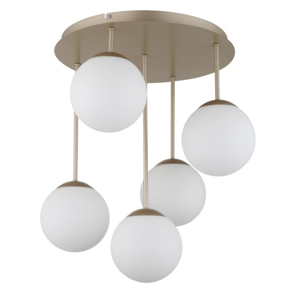 Globo 47441-5CH LED přisazené stropní svítidlo HARMON E14 | béžová