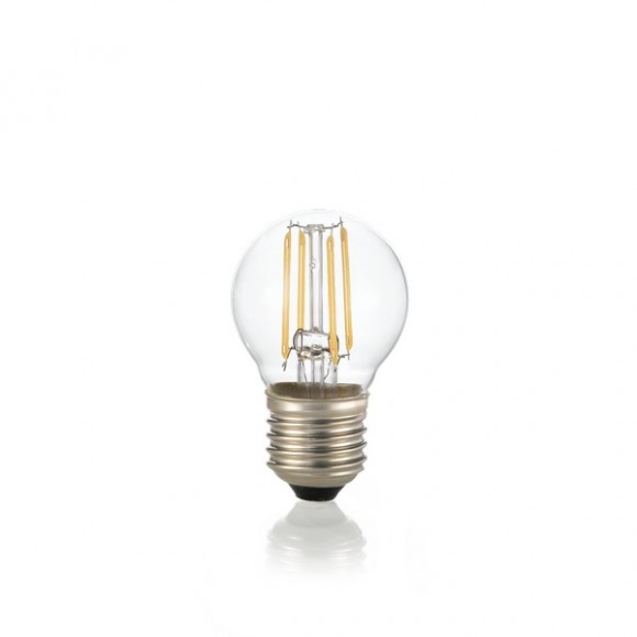 Ideal Lux 188942 LED žárovka Filament P45 1x4W | E27 | 340lm | 3000K - stmívatelná, čirá