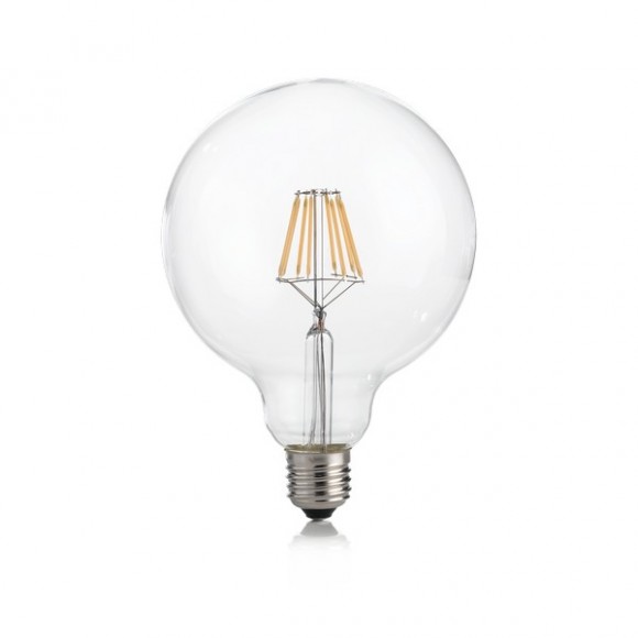 Ideal Lux 188959 LED žárovka Filament G125 1x8W | E27 | 680lm | 3000K - stmívatelná, čirá