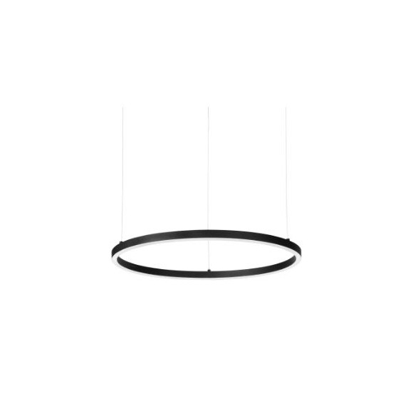 Ideal Lux 304366 ORACLE SLIM LED závěsný lustr D500mm 1x29W | 3000/1550lm | 3000K  černá, DALI