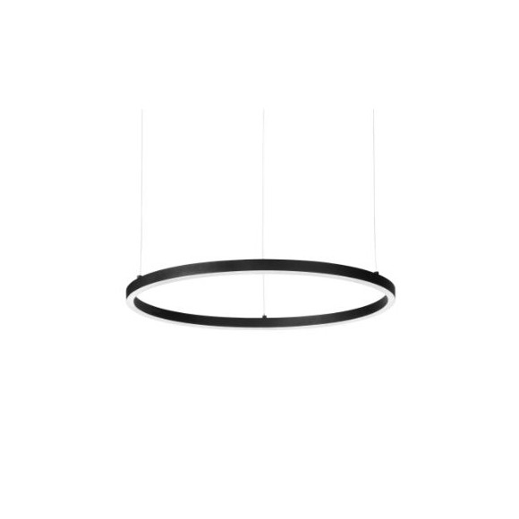 Ideal Lux 304397 ORACLE SLIM LED závěsný lustr D700mm 1x39W | 4150/2140lm | 3000K | černá, DALI