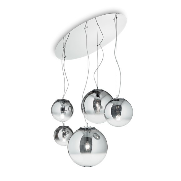 Ideal Lux 140759 závěsné stropní svítidlo Mapa Fade 5x60W|E27
