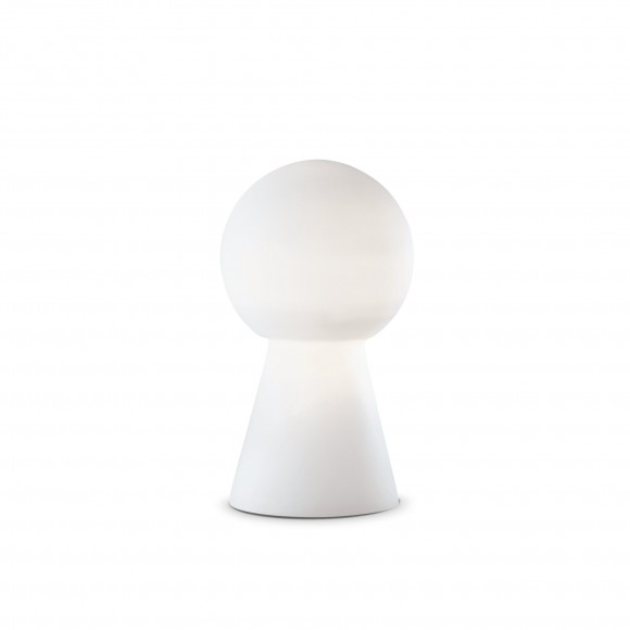 Ideal Lux 000251 stolní lampička Birillo Medium Bianco 1x60W|E27 - bílá
