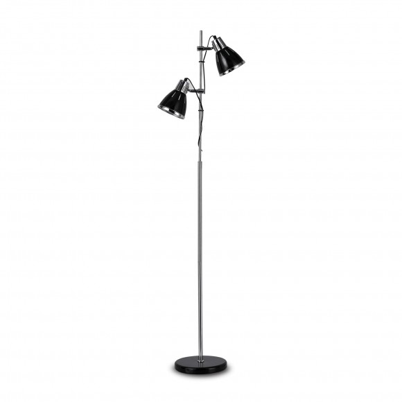 Ideal Lux 001197 stojací lampa Elvis 2x60W | E27 - černá