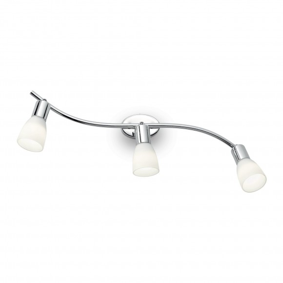 Ideal Lux 002774 přisazené stropní a nástěnné svítidlo Snake 3x40W|E14 - chrom