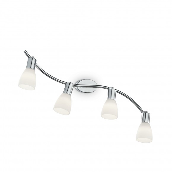 Ideal Lux 002781 přisazené nástěnné bodové svítidlo Snake 4x40W|E14 - chrom