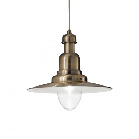 Ideal Lux 005041 závěsné stropní svítidlo Fiordi Sospenzione Big Brunito 1x60W|E27 - mosaz