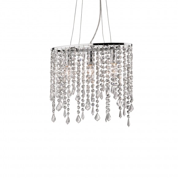 Ideal Lux 008349 závěsné stropní svítidlo Rain 2x40W|E14 - křišťál