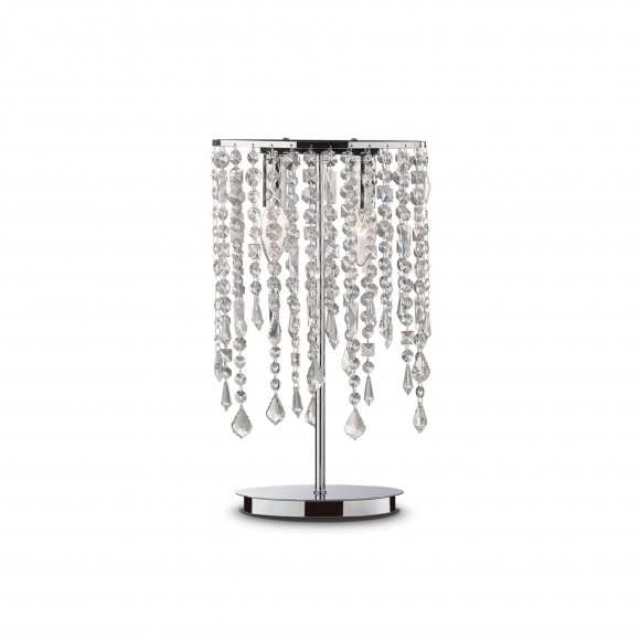 Ideal Lux 008356 stolní lampička Rain 2x40W|E14 - křišťál