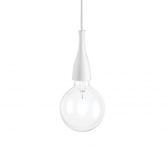 Ideal Lux 009360 závěsné stropní svítidlo Minimal Bianco 1x70W|E27 - bílé