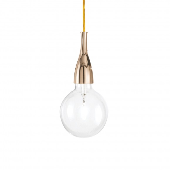 Ideal Lux 009391 závěsné stropní svítidlo Minimal Oro 1x70W|E27 - zlaté